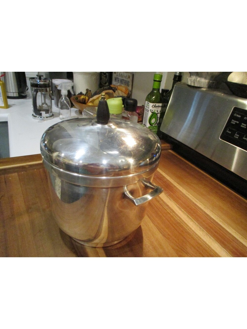 Sheffield Silver Co Silverplate Ice Bucket Pyrex Glass Liner Domed Lid Vintage